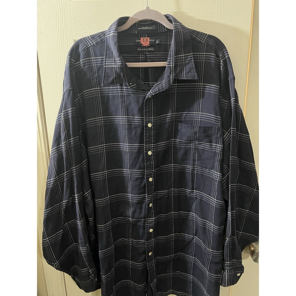 Daniel Cremieux Fine‎ Italian Big Tall 4X Big  Fabric Button Down Shirt